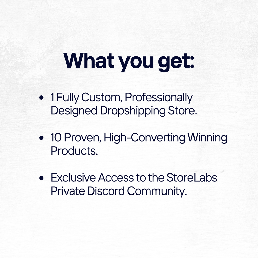 Built-for-you Shopify Store